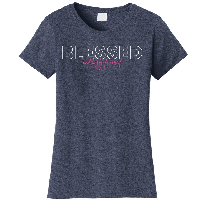 Blessed Religious Evangelist Bible Verse Christian Gift Women's T-Shirt