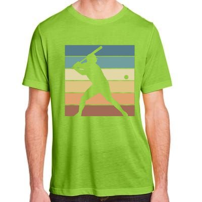 Baseball Retro Evolution Cool Funny Baseball Fan Pitcher Funny Gift Adult ChromaSoft Performance T-Shirt