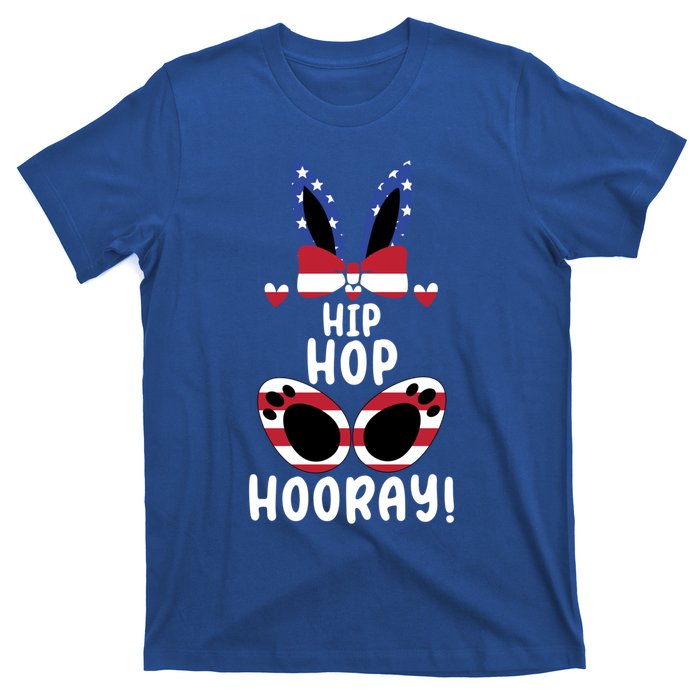 Bunny Rabbit Eggs Hunting Happy Easter Day Hip Hop Hooray Gift T-Shirt