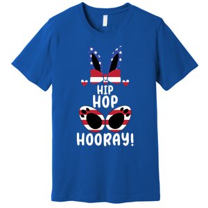 Bunny Rabbit Eggs Hunting Happy Easter Day Hip Hop Hooray Gift Premium T-Shirt