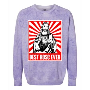 Best Rosc Ever Jesus Christian God Prayer Faith Colorblast Crewneck Sweatshirt