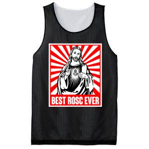 Best Rosc Ever Jesus Christian God Prayer Faith Mesh Reversible Basketball Jersey Tank