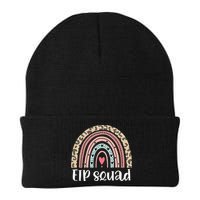 Boho Rainbow EIP Squad Early Intervention Program ECSE Team Knit Cap Winter Beanie