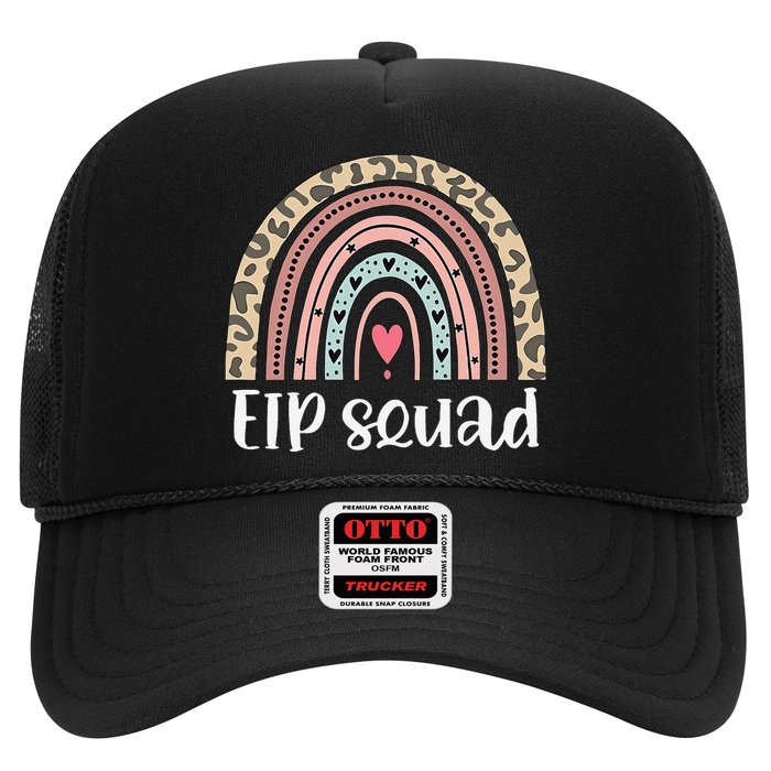 Boho Rainbow EIP Squad Early Intervention Program ECSE Team Trucker Hat
