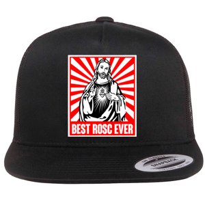 Best Rosc Ever Jesus Christian Flat Bill Trucker Hat