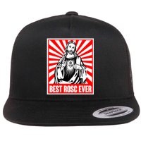 Best Rosc Ever Jesus Christian Flat Bill Trucker Hat