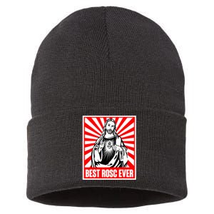 Best Rosc Ever Jesus Christian Sustainable Knit Beanie