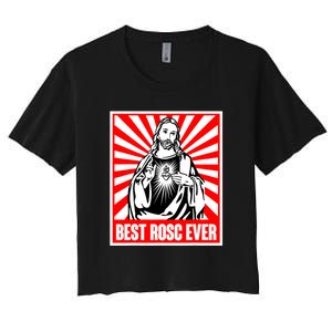 Best Rosc Ever Jesus Christian Women's Crop Top Tee