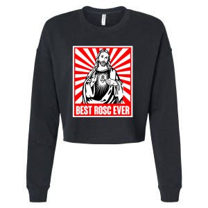 Best Rosc Ever Jesus Christian Cropped Pullover Crew