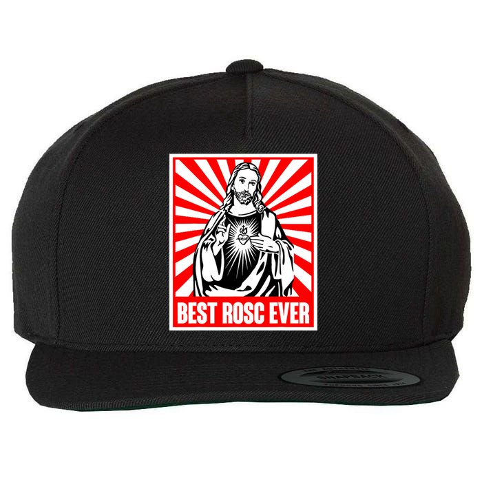 Best Rosc Ever Jesus Christian Wool Snapback Cap