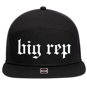 Big Rep Expression 7 Panel Mesh Trucker Snapback Hat