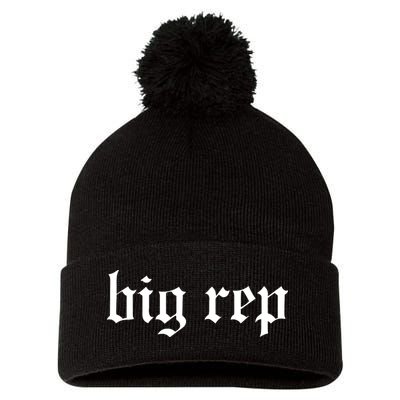 Big Rep Expression Pom Pom 12in Knit Beanie