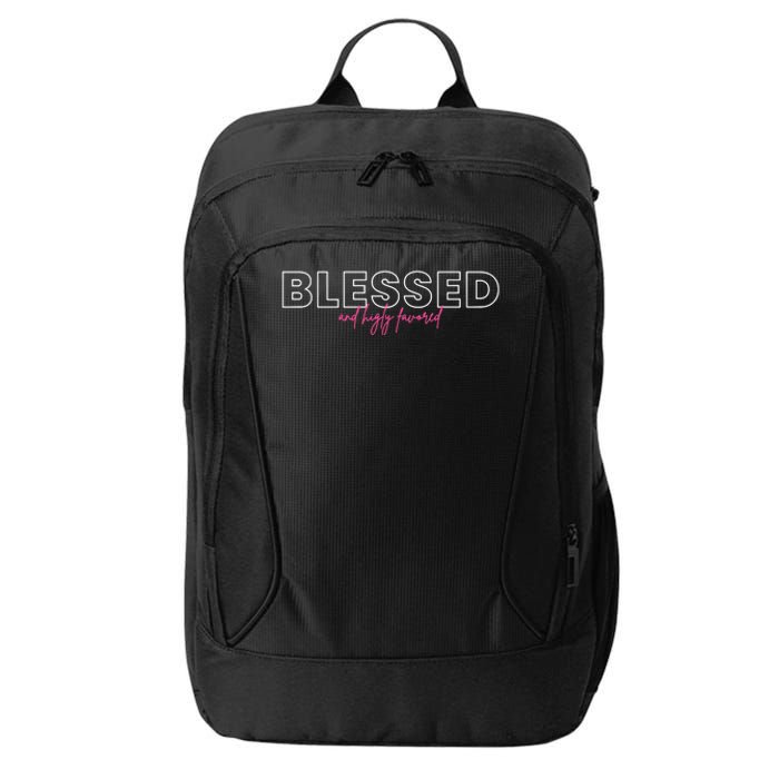 Blessed Religious Evangelist Bible Verse Christian City Backpack