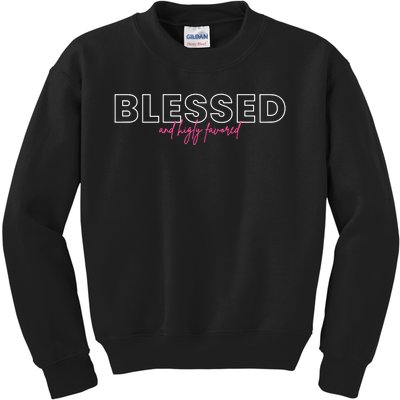 Blessed Religious Evangelist Bible Verse Christian Kids Sweatshirt