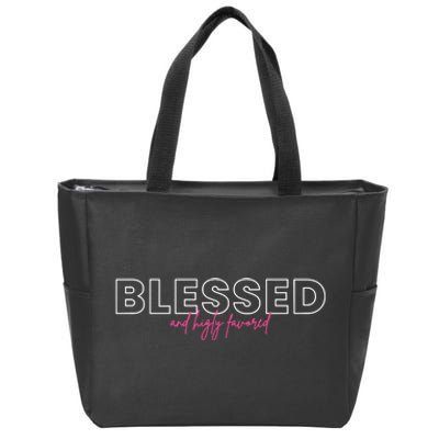 Blessed Religious Evangelist Bible Verse Christian Zip Tote Bag