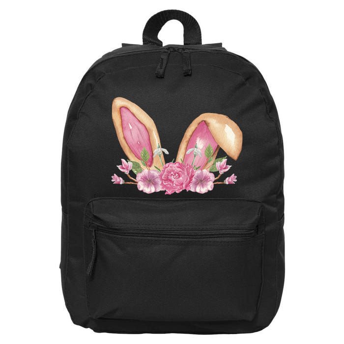Bunny Rabbit Ears Cute Illustration Easter 16 in Basic Backpack