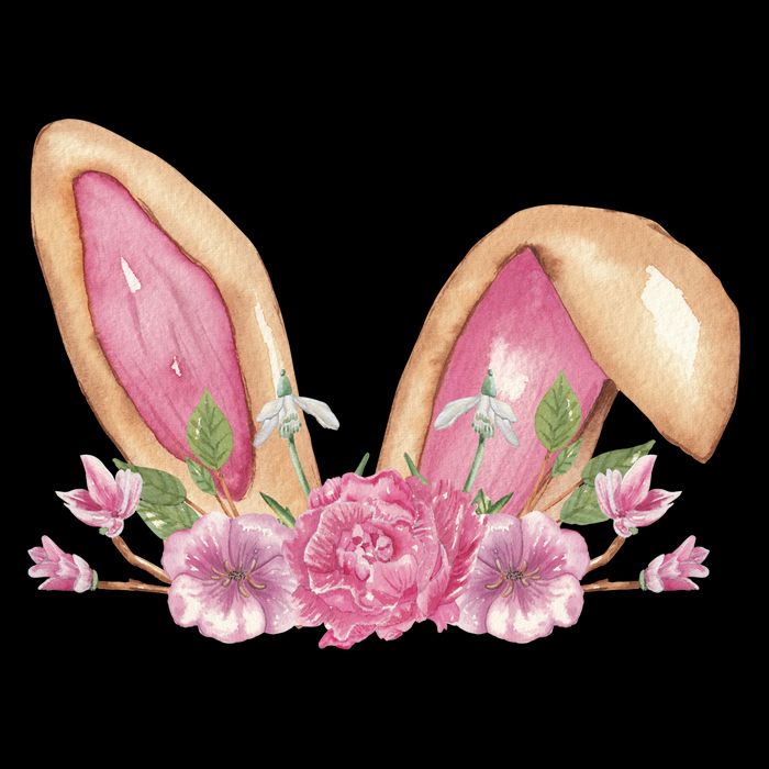 Bunny Rabbit Ears Cute Illustration Easter 16 in Basic Backpack