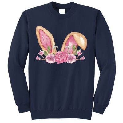 Bunny Rabbit Ears Cute Illustration Easter Tall Sweatshirt