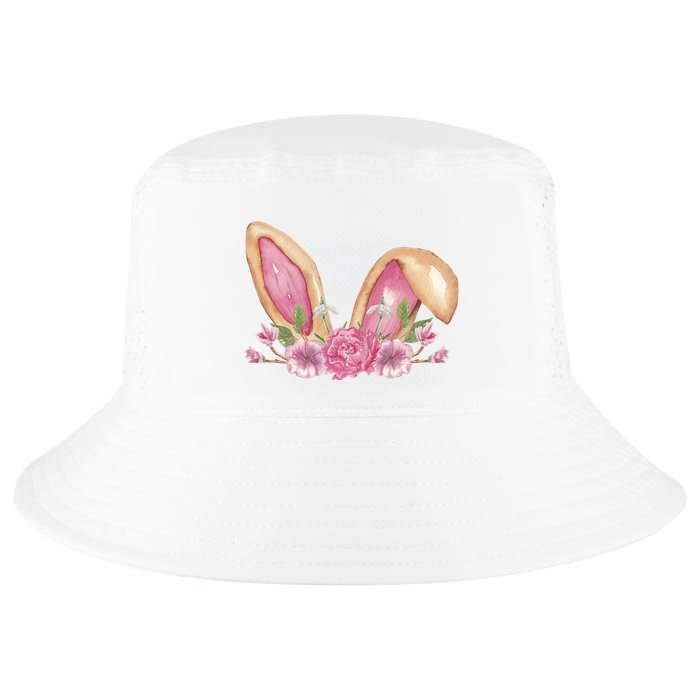 Bunny Rabbit Ears Cute Illustration Easter Cool Comfort Performance Bucket Hat