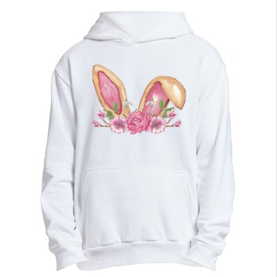 Bunny Rabbit Ears Cute Illustration Easter Urban Pullover Hoodie