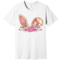 Bunny Rabbit Ears Cute Illustration Easter Premium T-Shirt