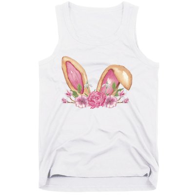 Bunny Rabbit Ears Cute Illustration Easter Tank Top