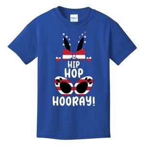 Bunny Rabbit Eggs Hunting Happy Easter Day Hip Hop Hooray Gift Kids T-Shirt