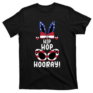 Bunny Rabbit Eggs Hunting Happy Easter Day Hip Hop Hooray Gift T-Shirt