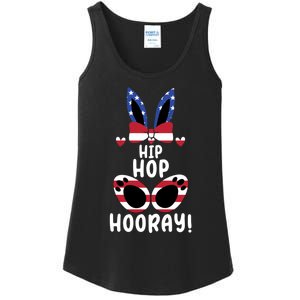 Bunny Rabbit Eggs Hunting Happy Easter Day Hip Hop Hooray Gift Ladies Essential Tank