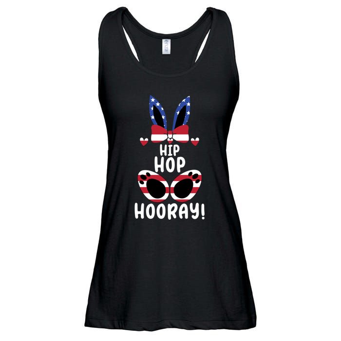 Bunny Rabbit Eggs Hunting Happy Easter Day Hip Hop Hooray Gift Ladies Essential Flowy Tank