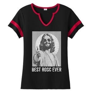 Best ROSC Ever Funny Easter Jesus Nurse Doctor Surgeon Ladies Halftime Notch Neck Tee