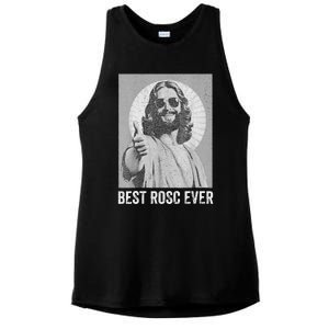 Best ROSC Ever Funny Easter Jesus Nurse Doctor Surgeon Ladies PosiCharge Tri-Blend Wicking Tank