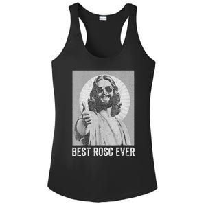 Best ROSC Ever Funny Easter Jesus Nurse Doctor Surgeon Ladies PosiCharge Competitor Racerback Tank