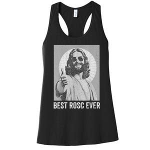 Best ROSC Ever Funny Easter Jesus Nurse Doctor Surgeon Women's Racerback Tank