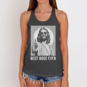 Best ROSC Ever Funny Easter Jesus Nurse Doctor Surgeon Women's Knotted Racerback Tank