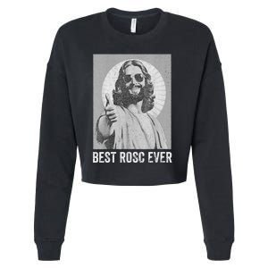 Best ROSC Ever Funny Easter Jesus Nurse Doctor Surgeon Cropped Pullover Crew