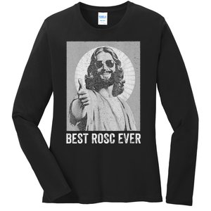 Best ROSC Ever Funny Easter Jesus Nurse Doctor Surgeon Ladies Long Sleeve Shirt