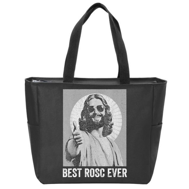 Best ROSC Ever Funny Easter Jesus Nurse Doctor Surgeon Zip Tote Bag