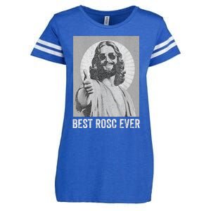 Best ROSC Ever Funny Easter Jesus Nurse Doctor Surgeon Enza Ladies Jersey Football T-Shirt