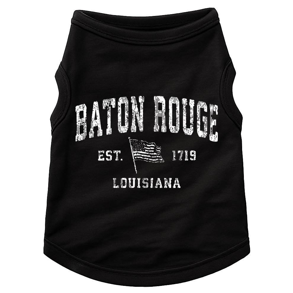 Baton Rouge Est 1719 Louisiana Doggie Tank