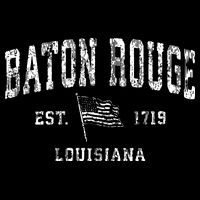 Baton Rouge Est 1719 Louisiana Cooling Performance Crew T-Shirt
