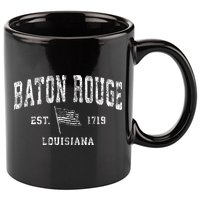 Baton Rouge Est 1719 Louisiana 11oz C Handle Ceramic Mug
