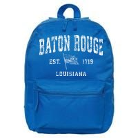 Baton Rouge Est 1719 Louisiana 16 in Basic Backpack