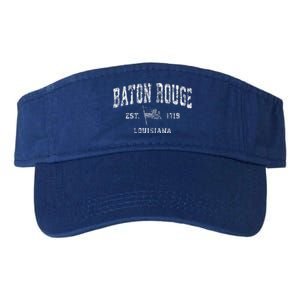 Baton Rouge Est 1719 Louisiana Valucap Bio-Washed Visor