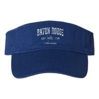 Baton Rouge Est 1719 Louisiana Valucap Bio-Washed Visor