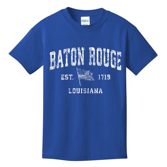 Baton Rouge Est 1719 Louisiana Kids T-Shirt