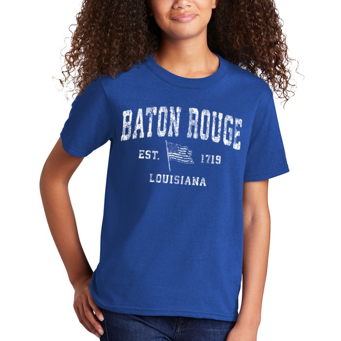 Baton Rouge Est 1719 Louisiana Kids T-Shirt