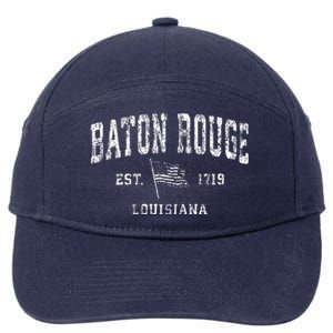 Baton Rouge Est 1719 Louisiana 7-Panel Snapback Hat