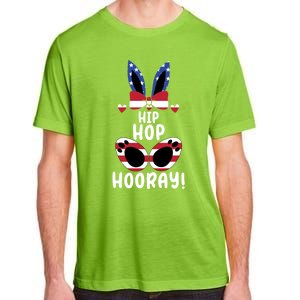 Bunny Rabbit Eggs Hunting Happy Easter Day Hip Hop Hooray Gift Adult ChromaSoft Performance T-Shirt