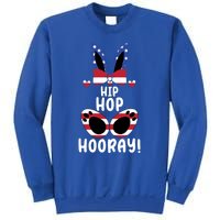 Bunny Rabbit Eggs Hunting Happy Easter Day Hip Hop Hooray Gift Sweatshirt